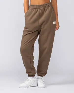 Muscle Nation | Lee Lem Track Pants - Washed Hazelnut