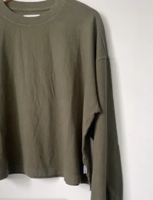 Naturelle Loose Tee: Olive