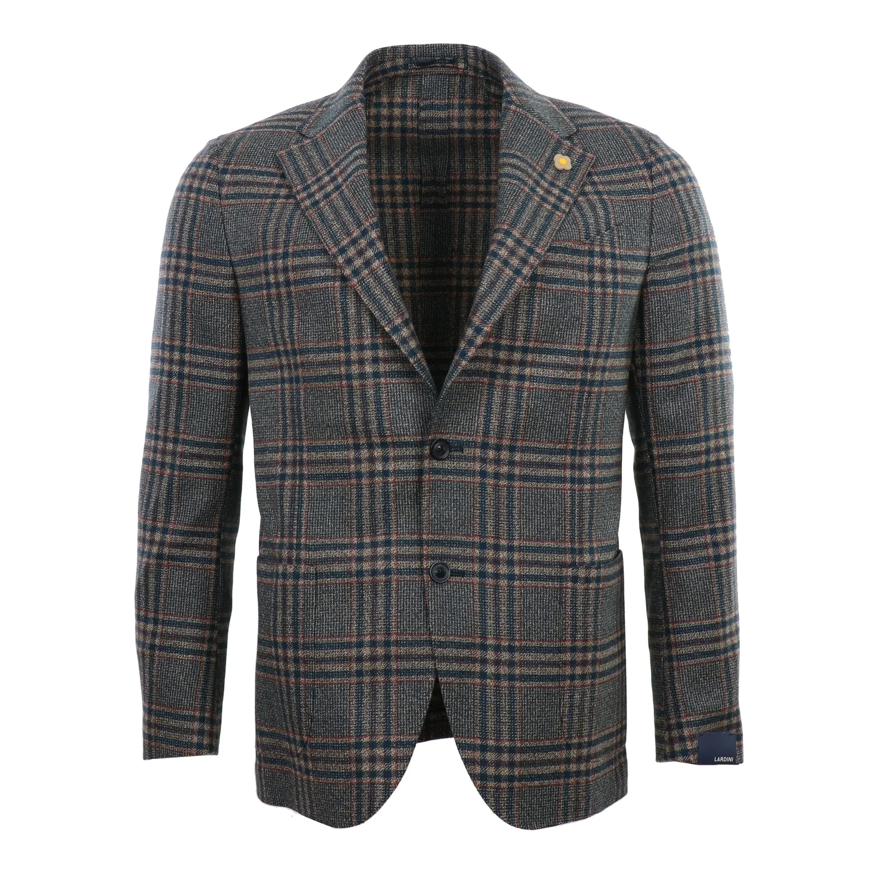 Navy Plaid Soft Blazer
