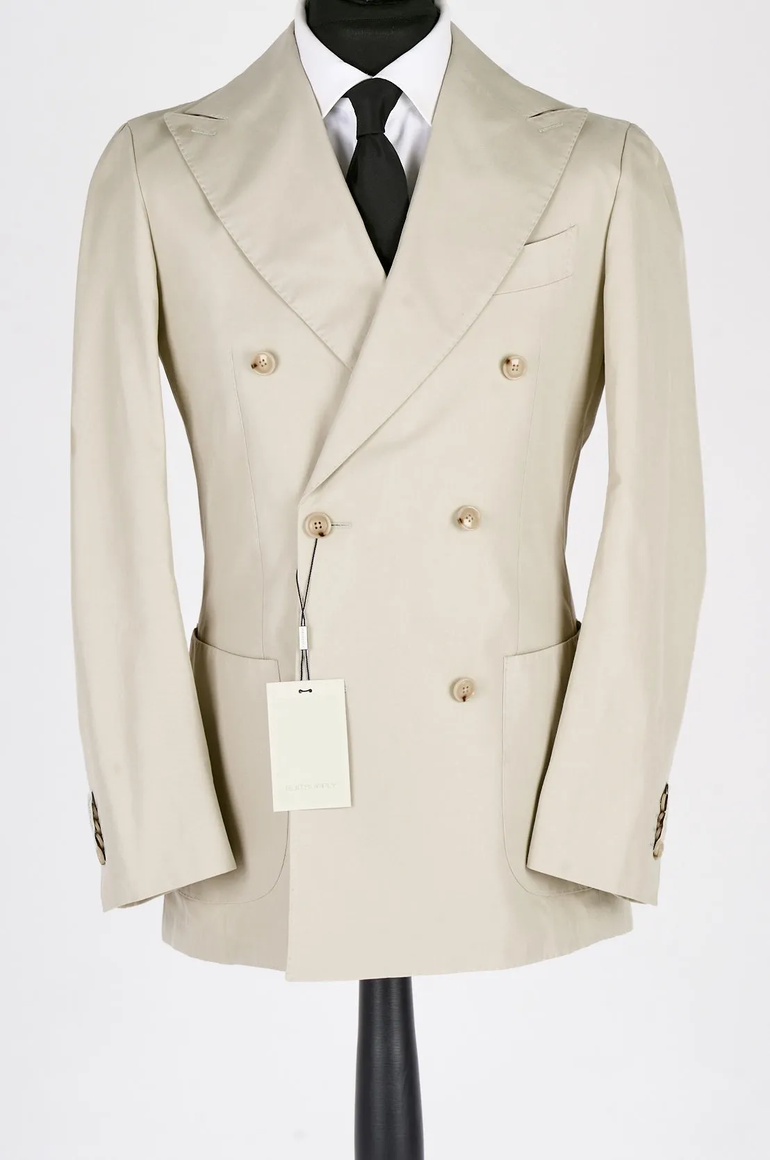 New Suitsupply Havana Light Brown Pure Cotton Unlined DB Blazer - Most Sizes Available