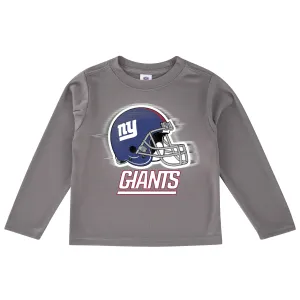 New York Giants Toddler Boys' Long Sleeve Logo Tee