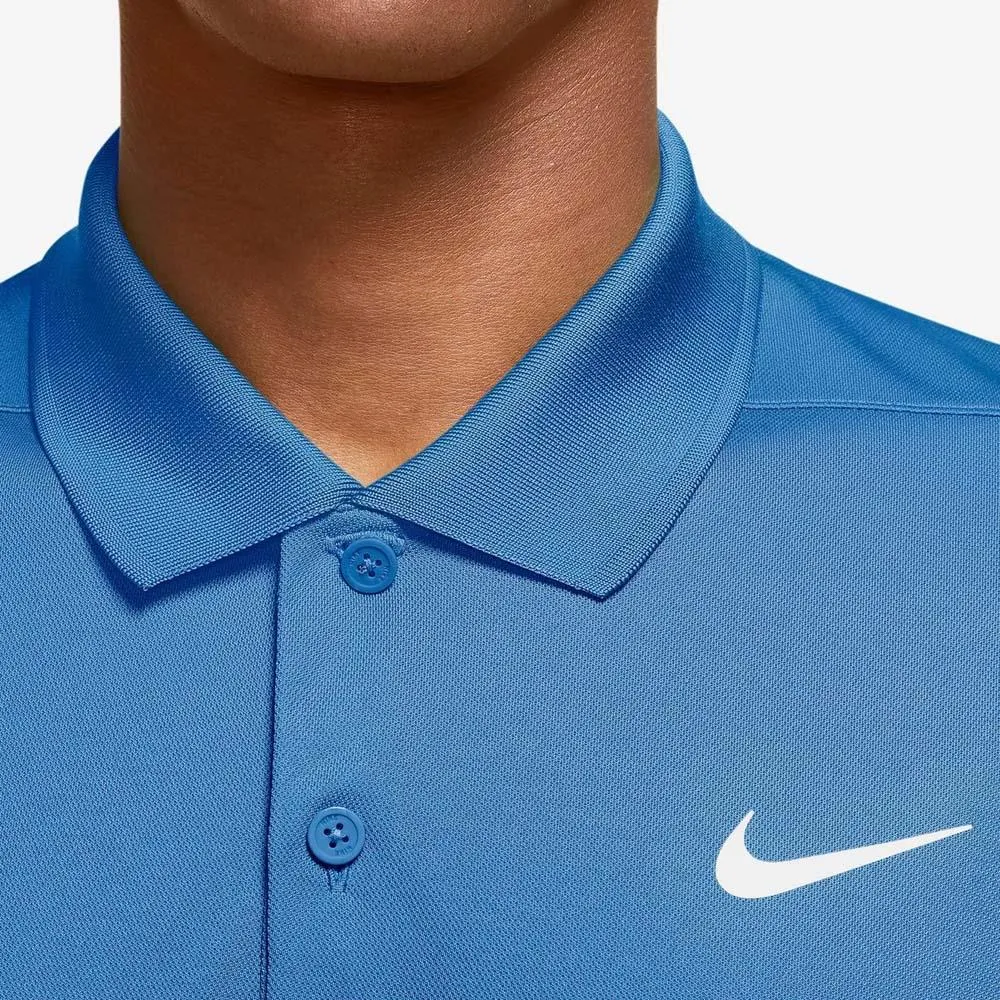 Nike Men's DriFit Polo - Light Photo Blue