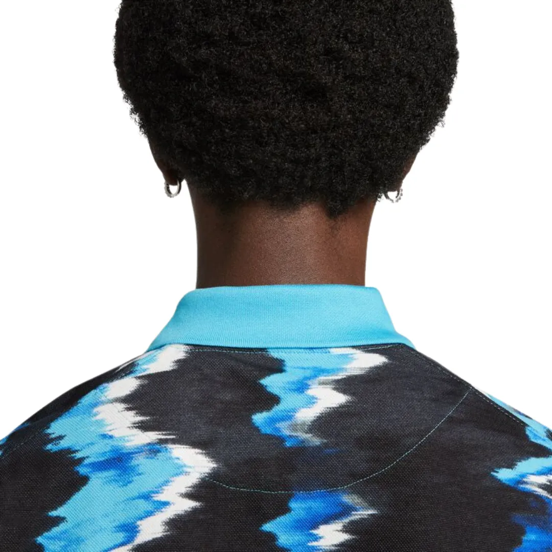 Nike Polo Men Printed Slim-Fit - Baltic Blue