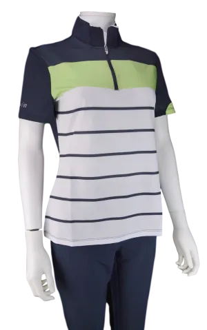 Nivo Emma Short Sleeve Print Polo