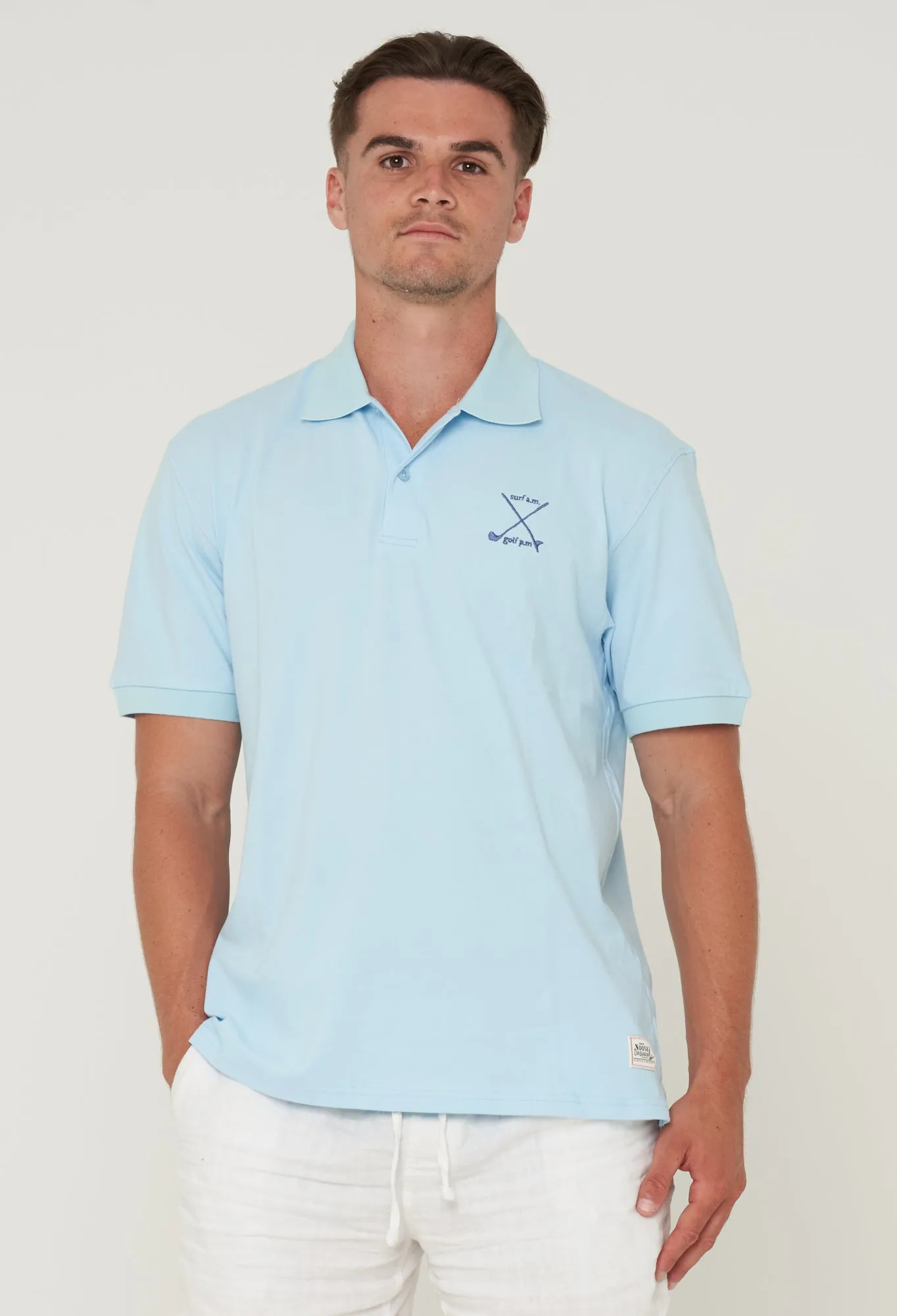 NL Surf Am Golf Pm Polo Light Blue