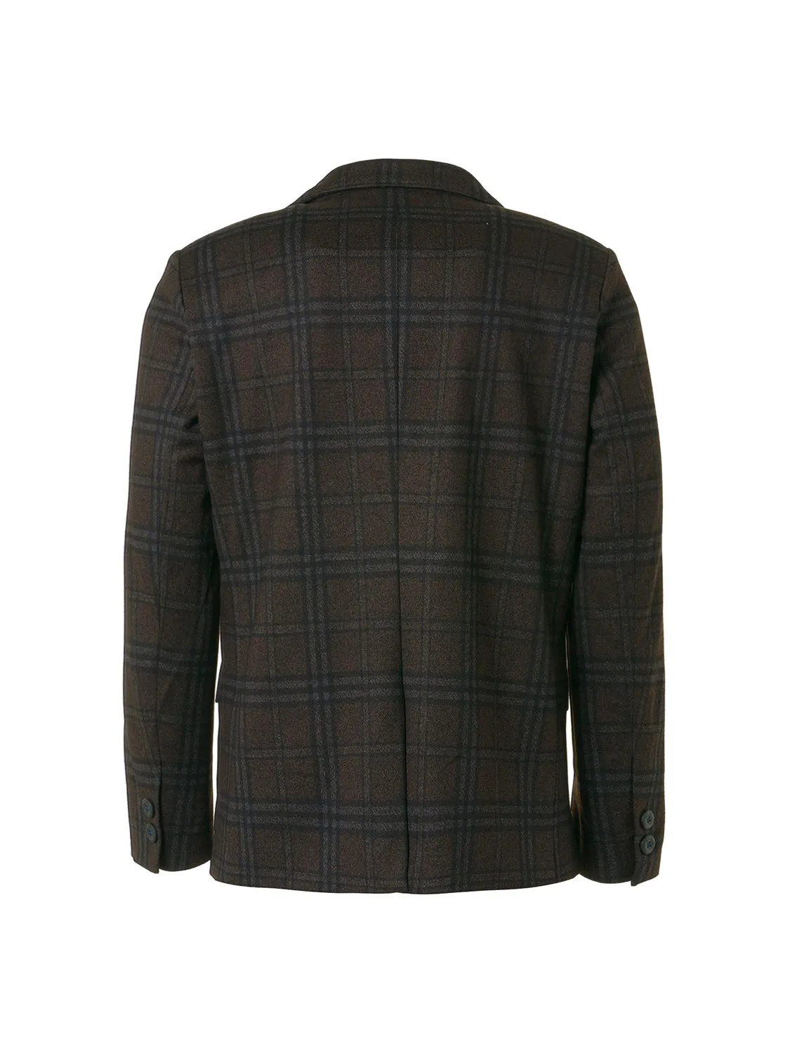 NO EXCESS JERSEY STRETCH CHECK BLAZER 21910906