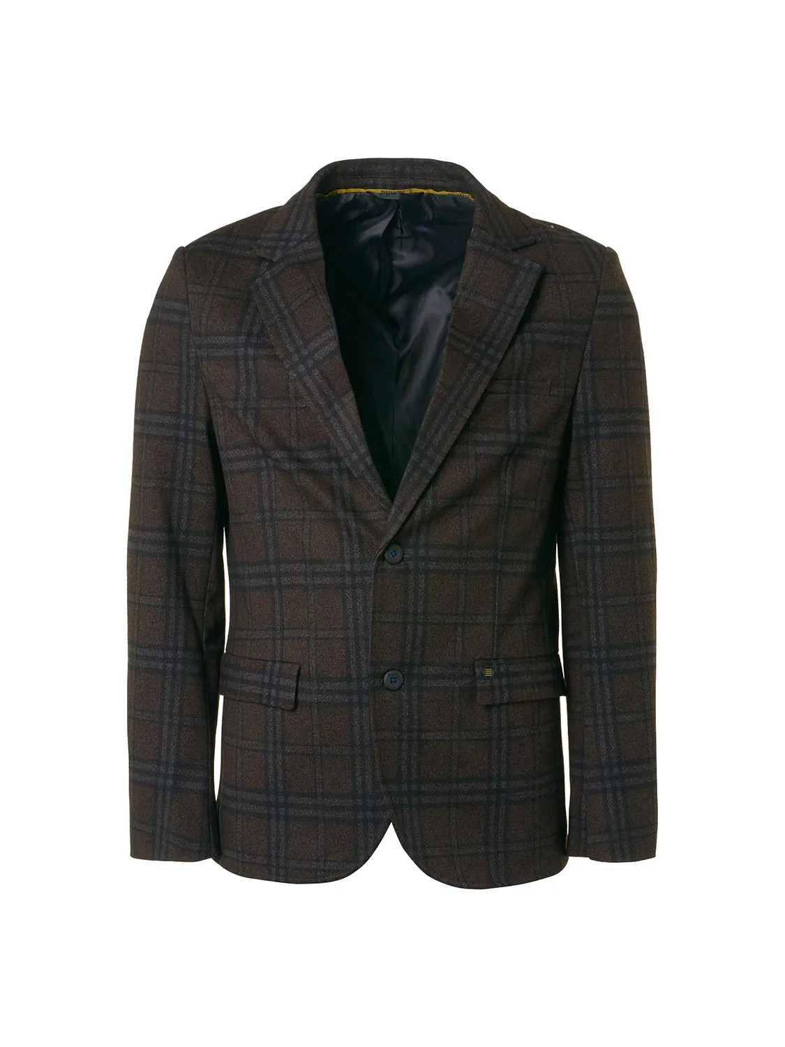 NO EXCESS JERSEY STRETCH CHECK BLAZER 21910906