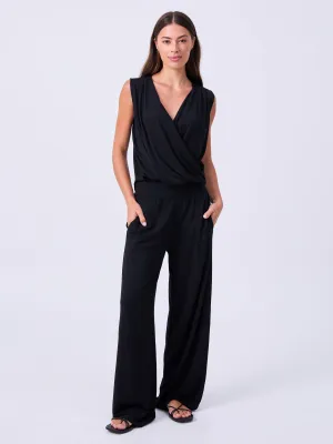 Nomad Modal Wide Leg Pant - Black