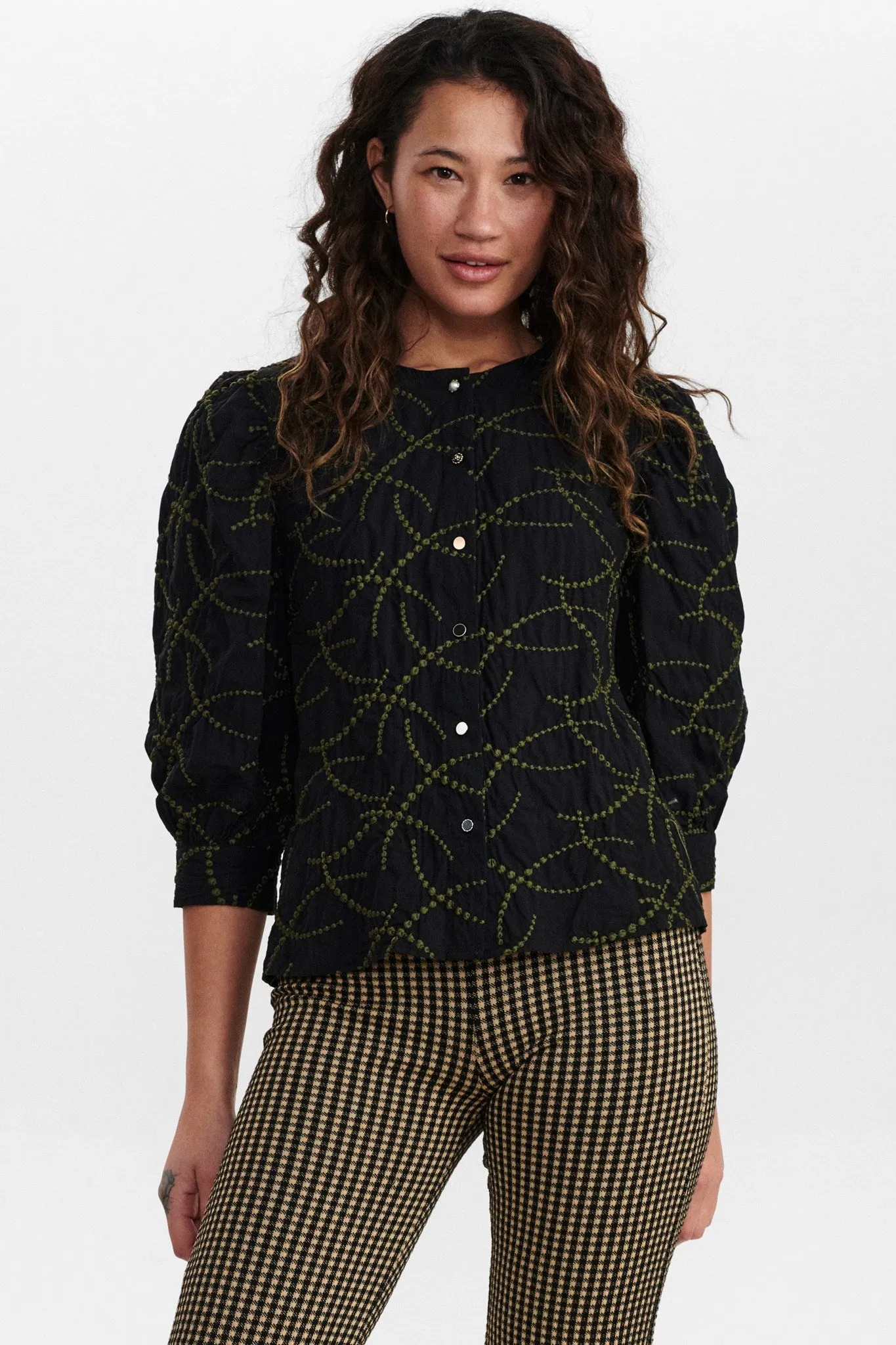 NUCLELIA SHIRT - Caviar