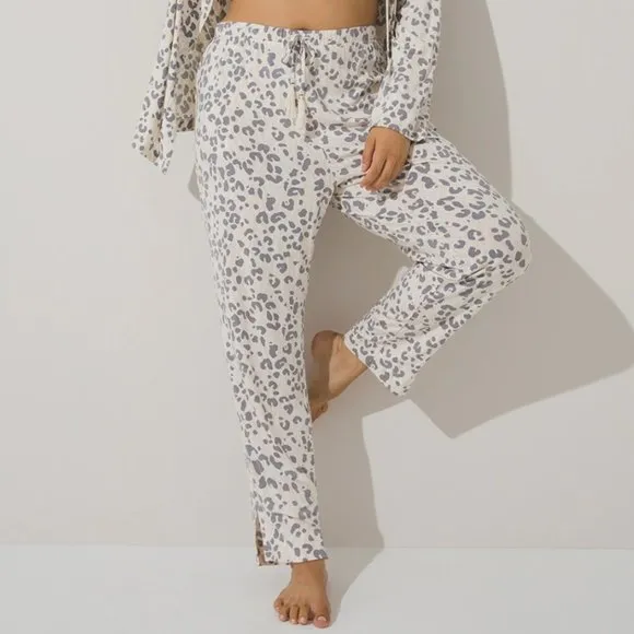 NWT Soma COOL NIGHTS Pajama Set - Boxy Sleep Tee   Ankle Pants Set L