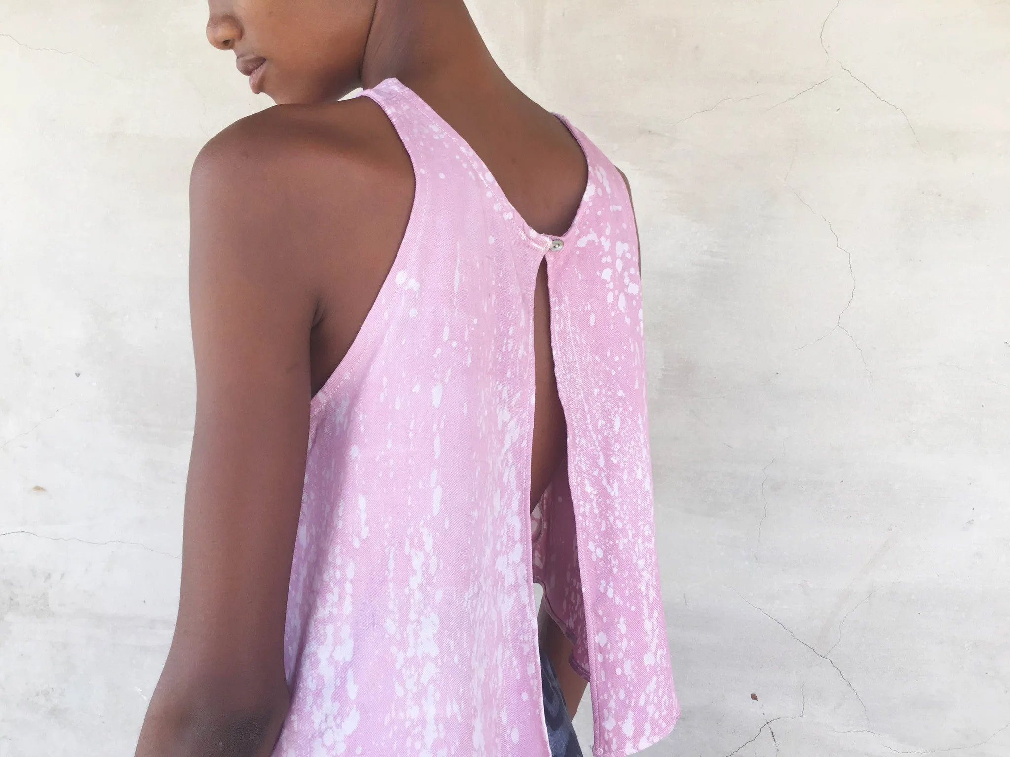 Open-Back Crop Top
