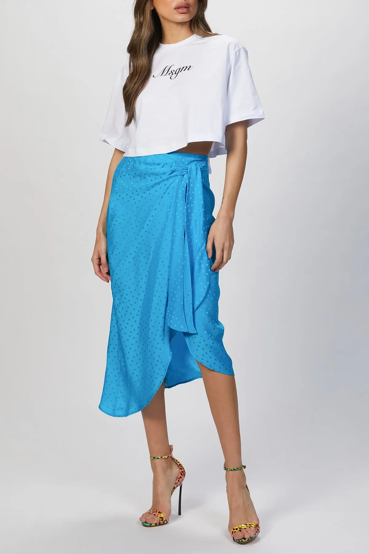 OPEN-BACK CROPPED T-SHIRT