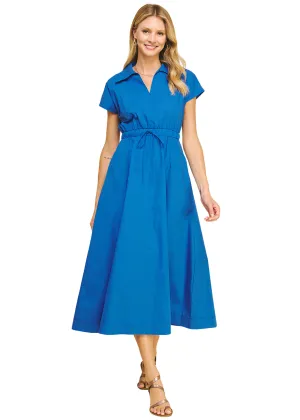 OPEN BACK MIDI DRESS