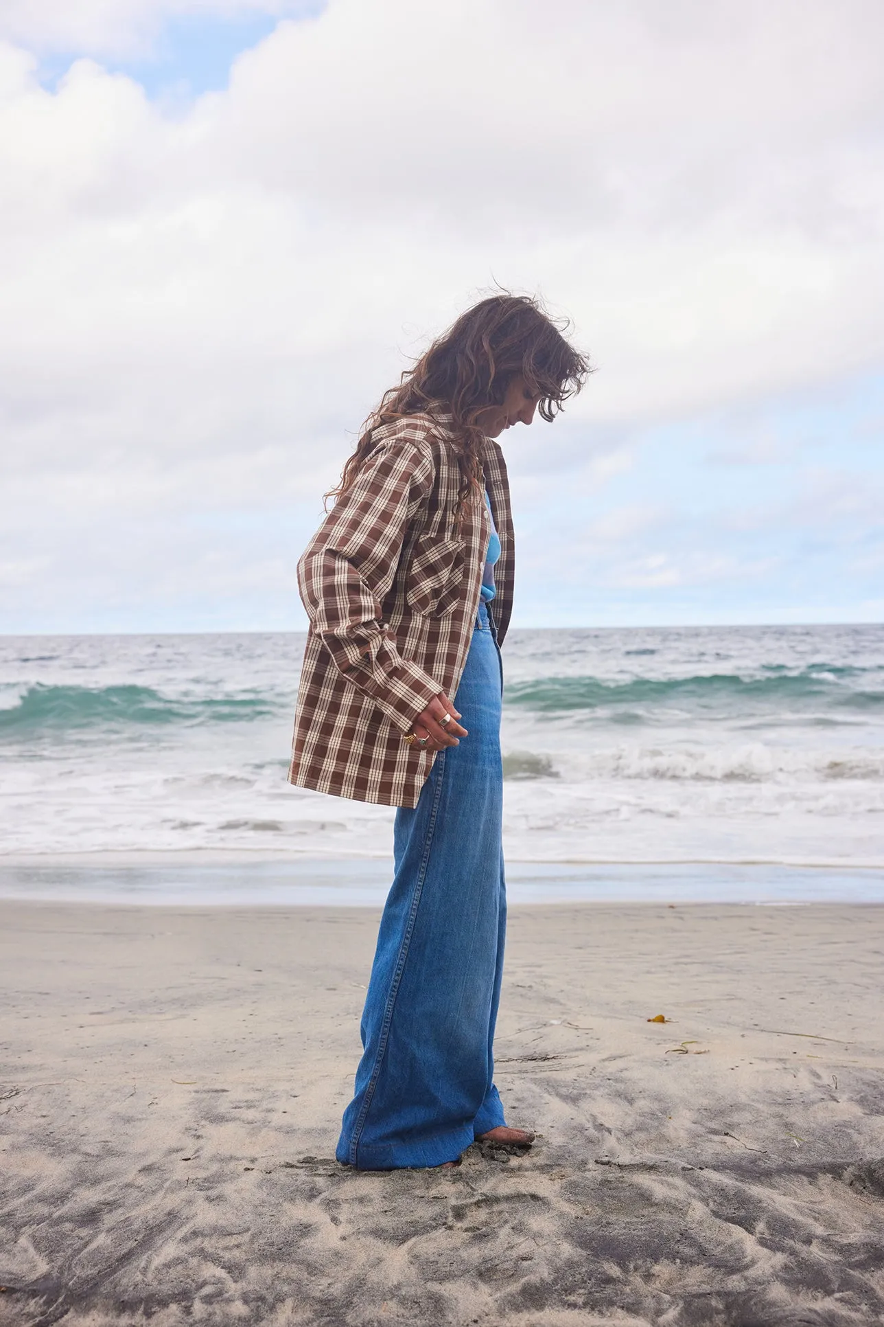 Open Collar Shirt - Nutmeg