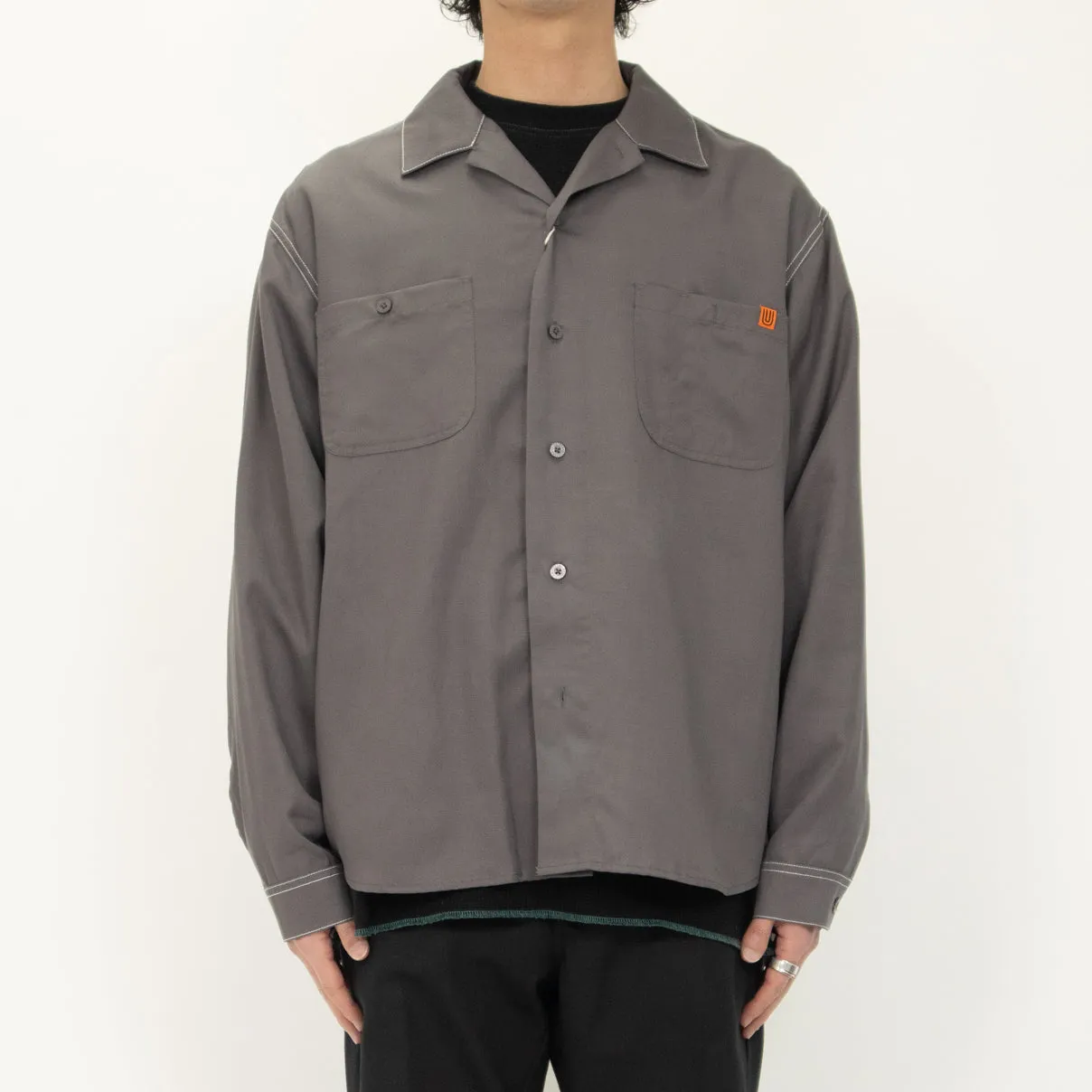 OPEN COLLER SHIRT L/S【U2413102UO】