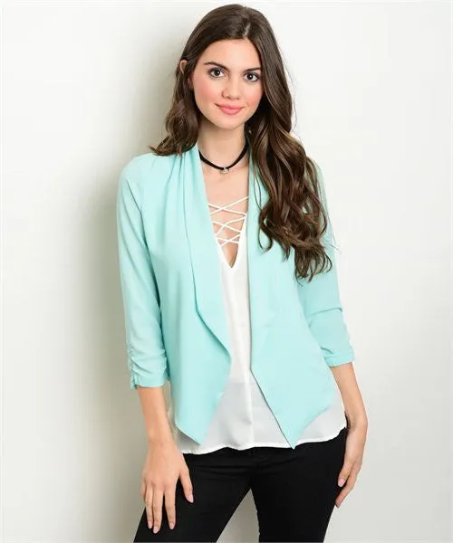 Open Front Blazer