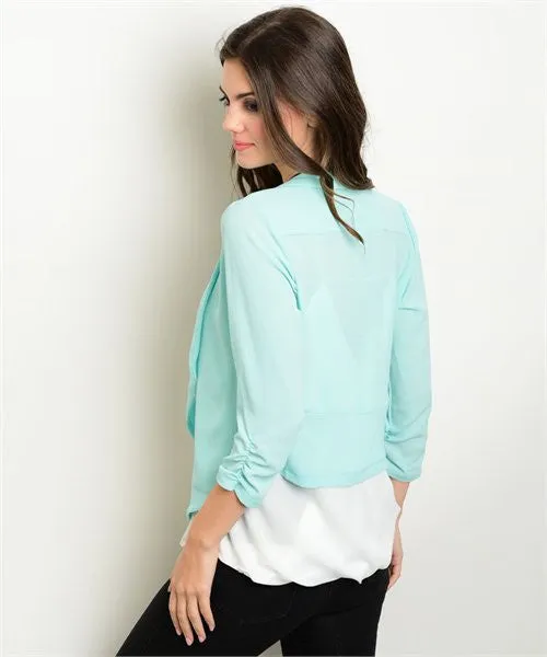 Open Front Blazer