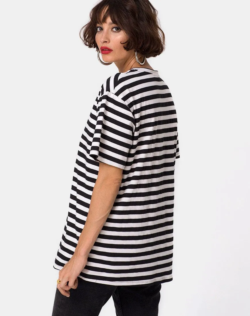Oversize Basic Tee in Make Art Great Again