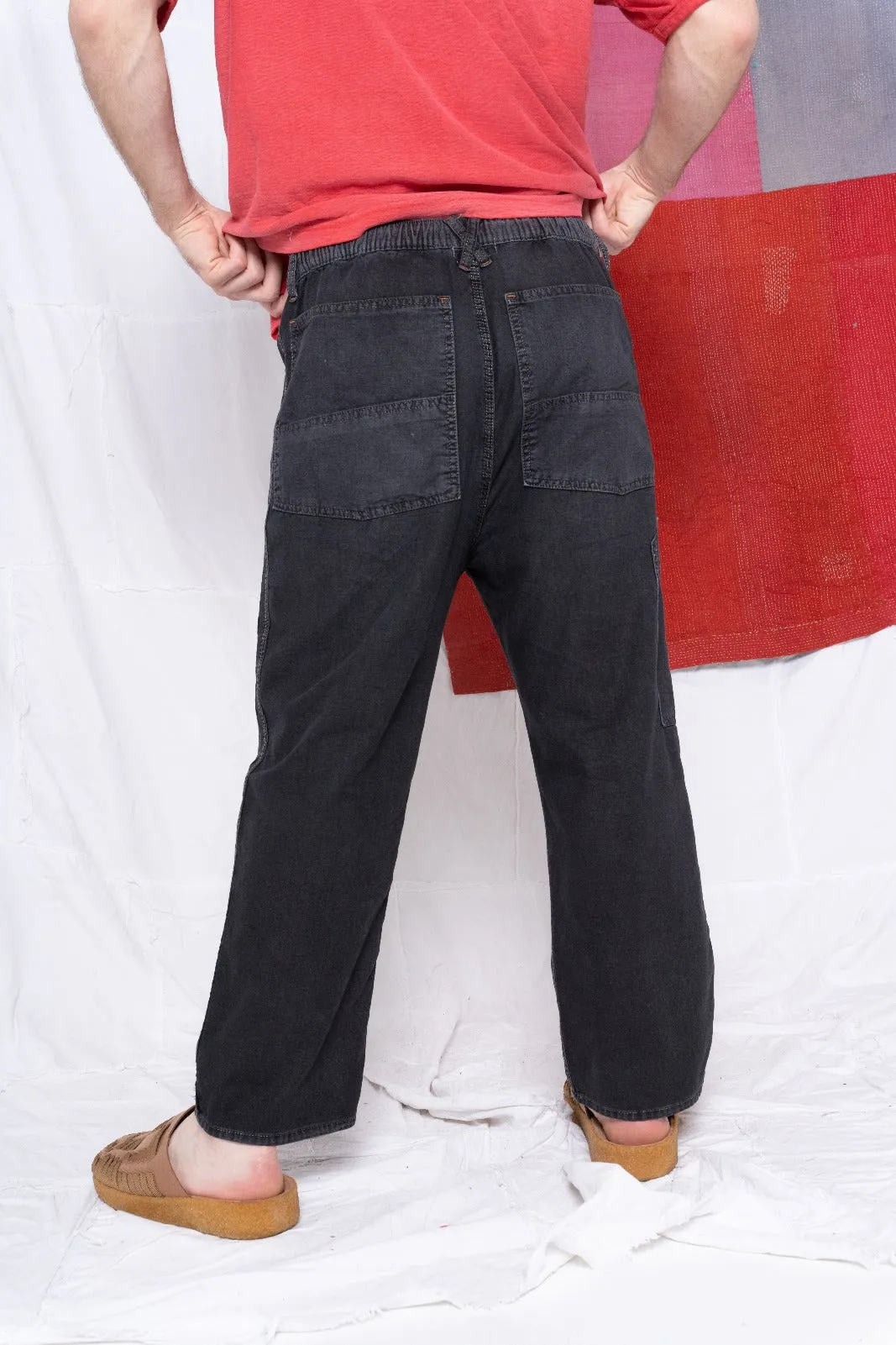 P71 Carpenter Hemp & Organic Cotton Sunfaded Sulfur Black