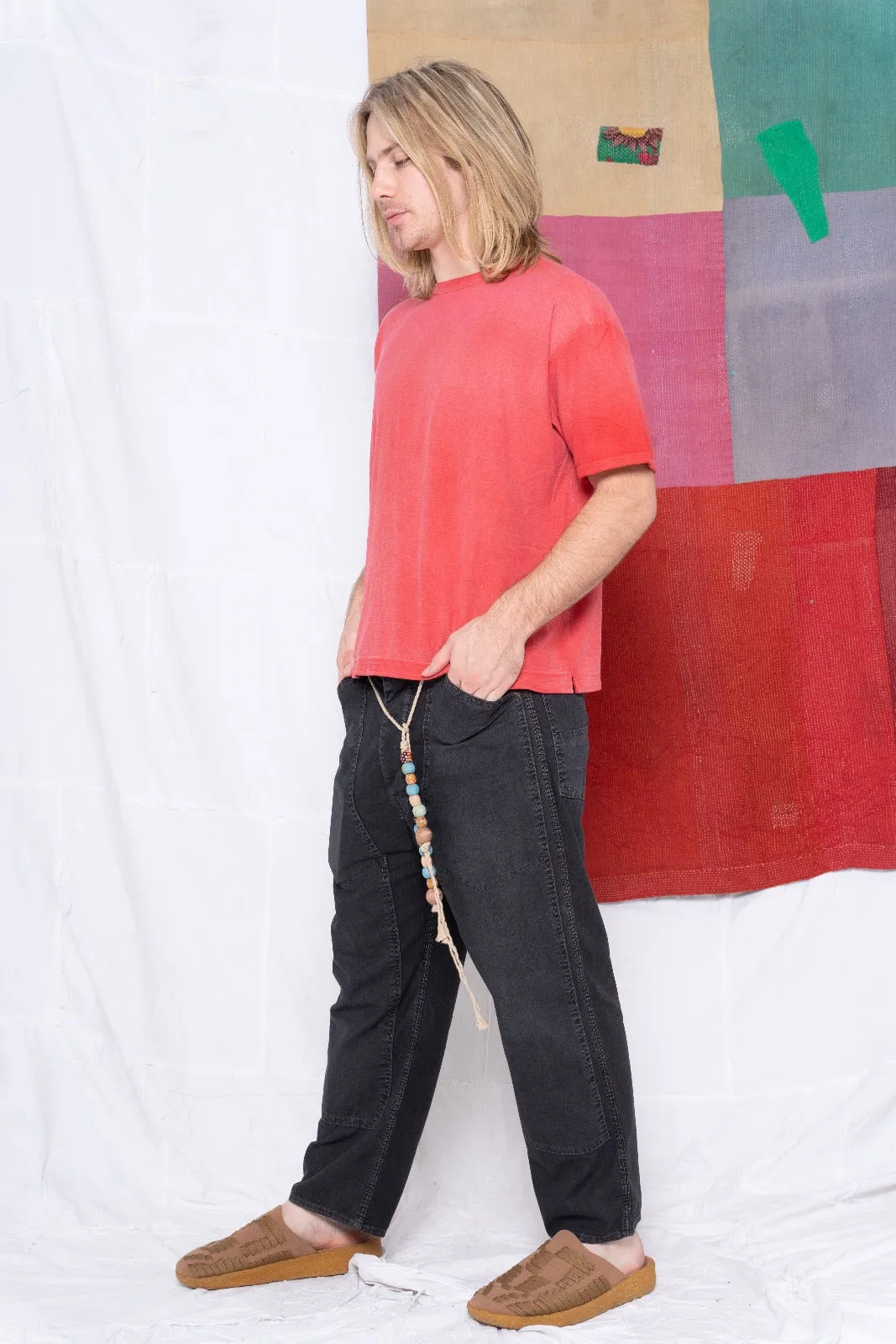 P71 Carpenter Hemp & Organic Cotton Sunfaded Sulfur Black