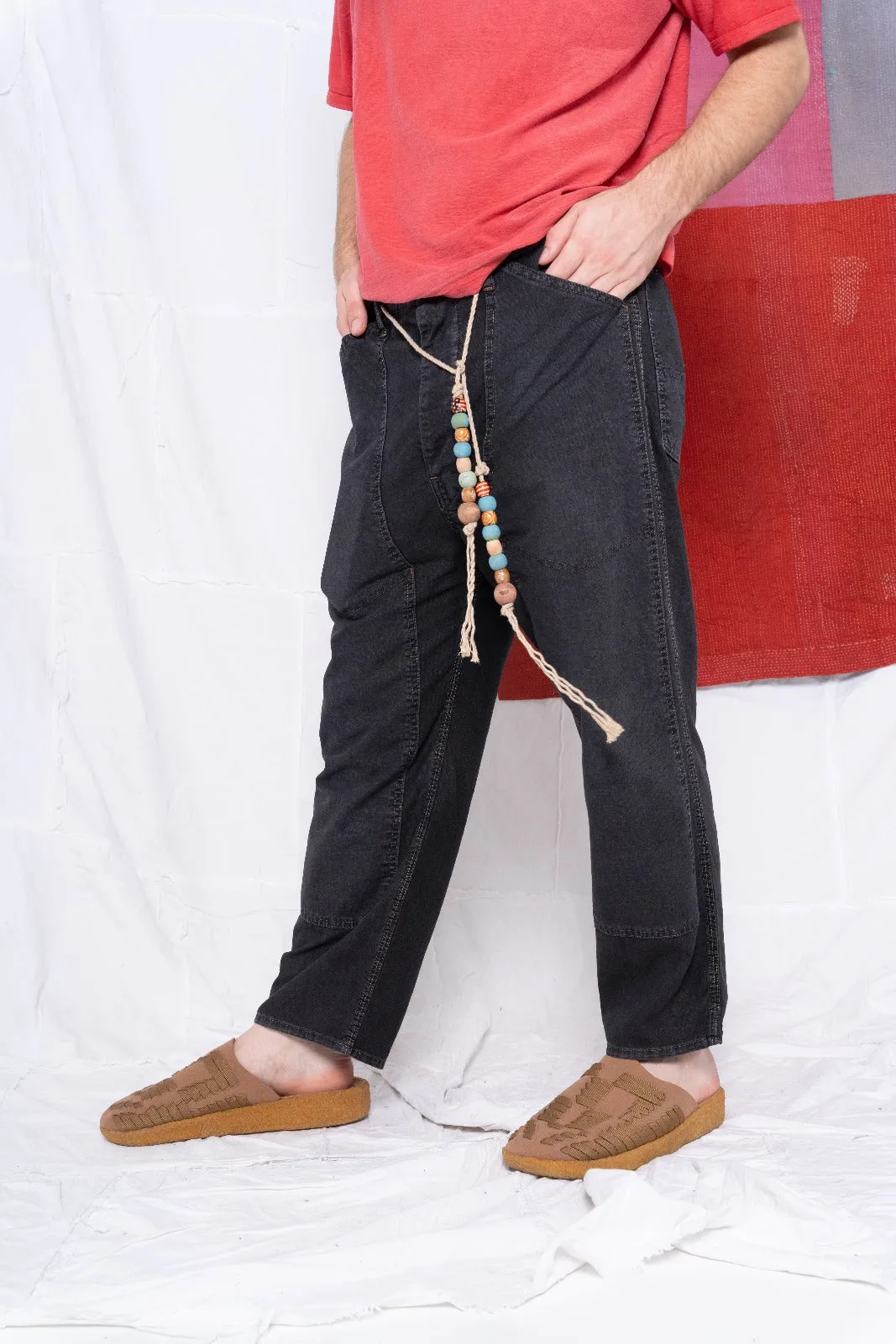 P71 Carpenter Hemp & Organic Cotton Sunfaded Sulfur Black