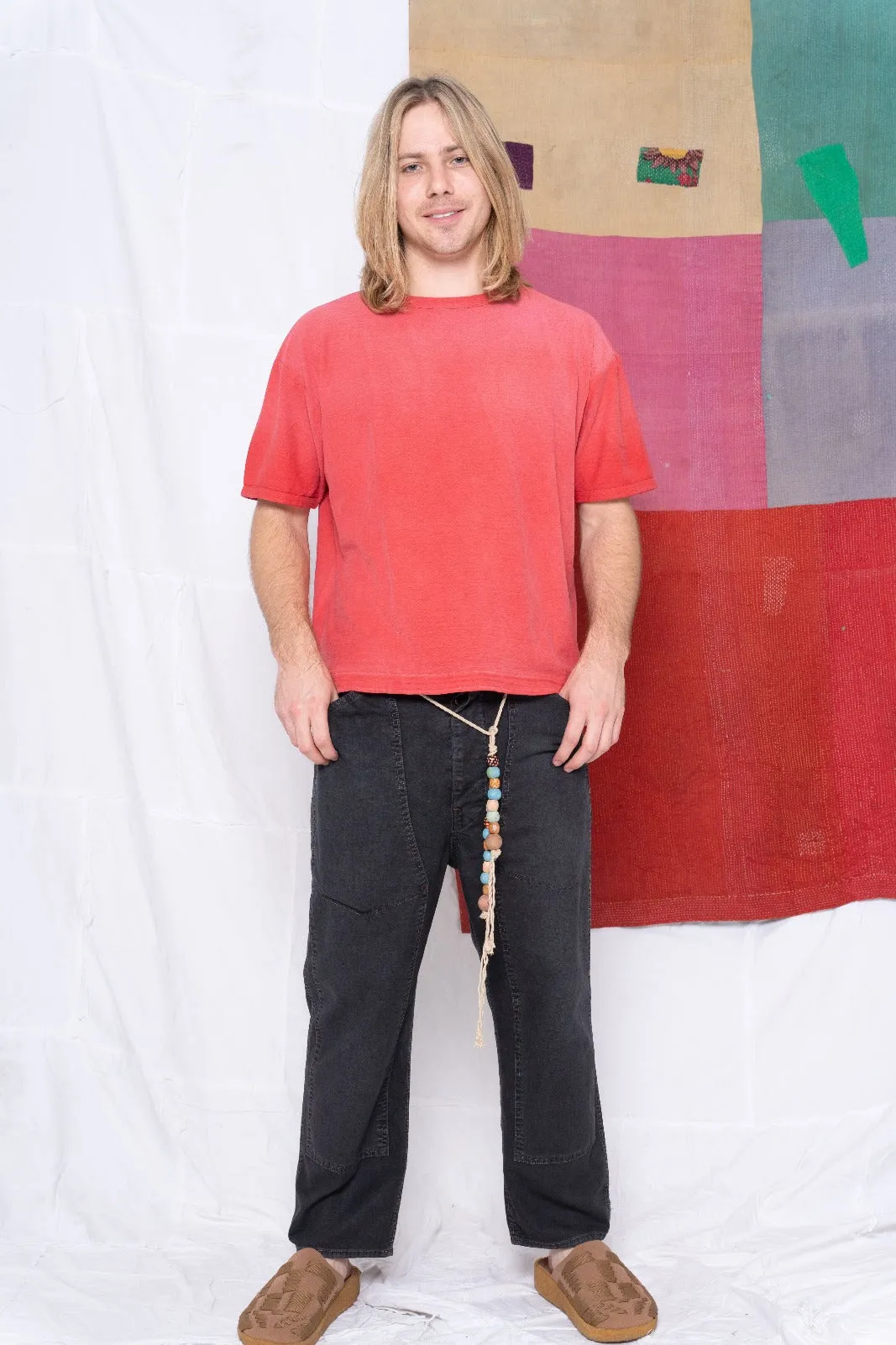 P71 Carpenter Hemp & Organic Cotton Sunfaded Sulfur Black