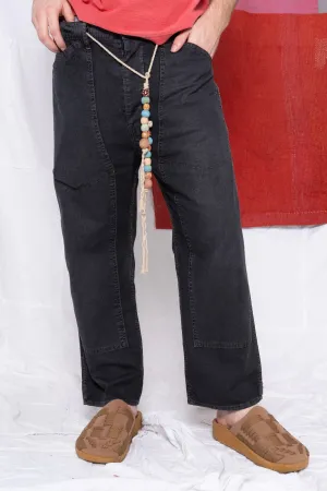 P71 Carpenter Hemp & Organic Cotton Sunfaded Sulfur Black