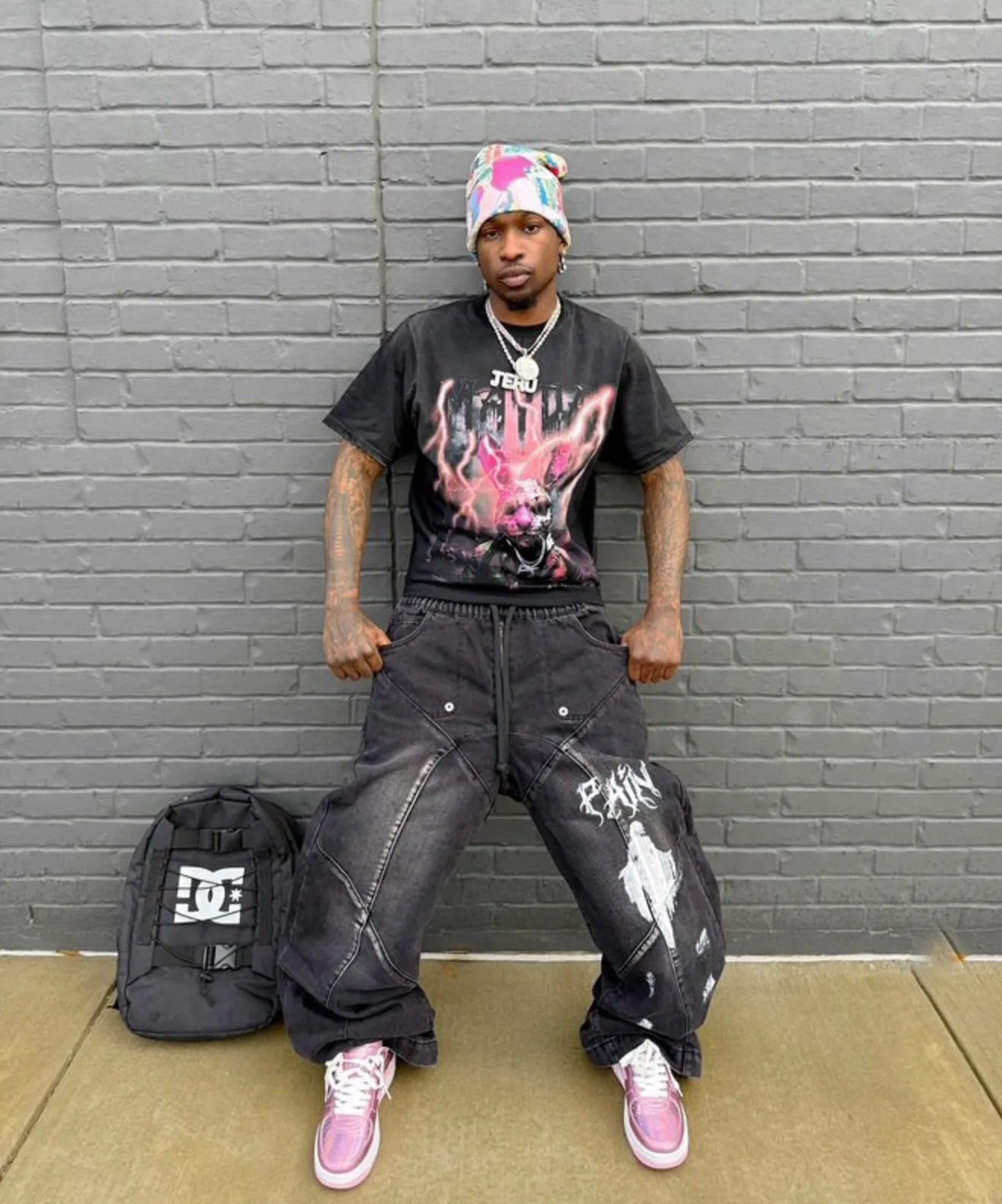 PAINLAB “ Angel Baggy Pant”