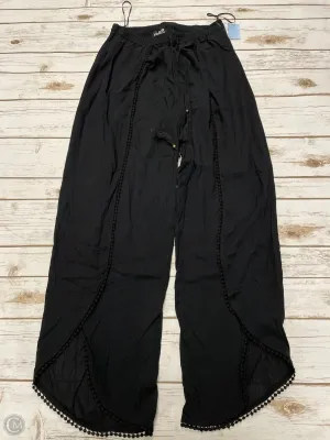 Pants Wide Leg By Angie In Black, Size: S
