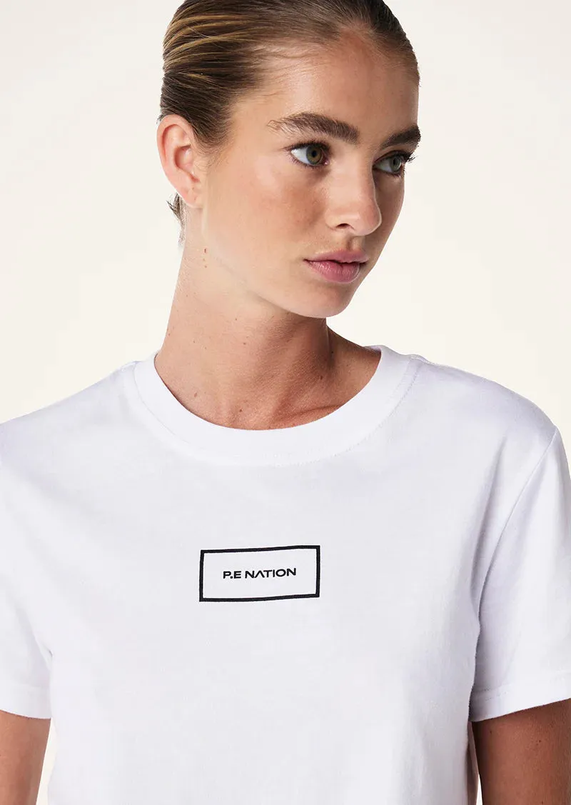 P.E Nation Kite Tee - Optic White