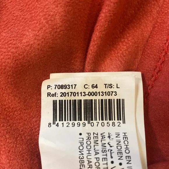 Pedro del Hierro genuine leather suede coral pink jacket cardigan blazer Sz L