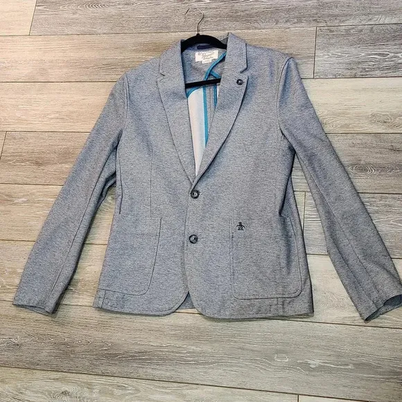 Penguin light blue womans blazer. Size small