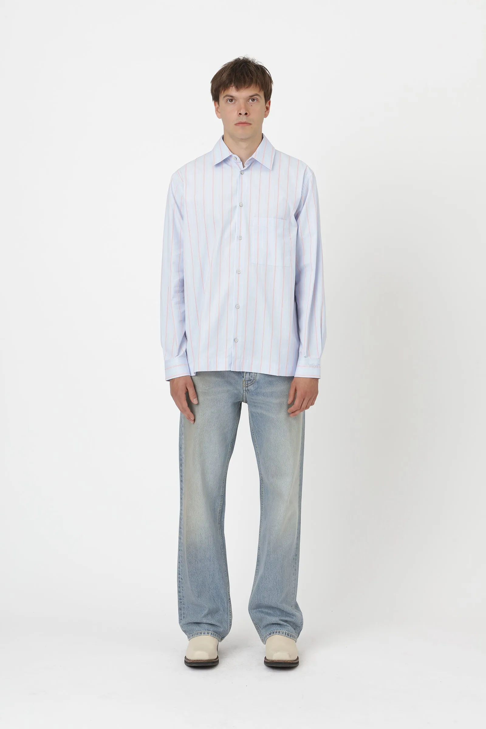 Penzo Stripe - Blue Red Stripe