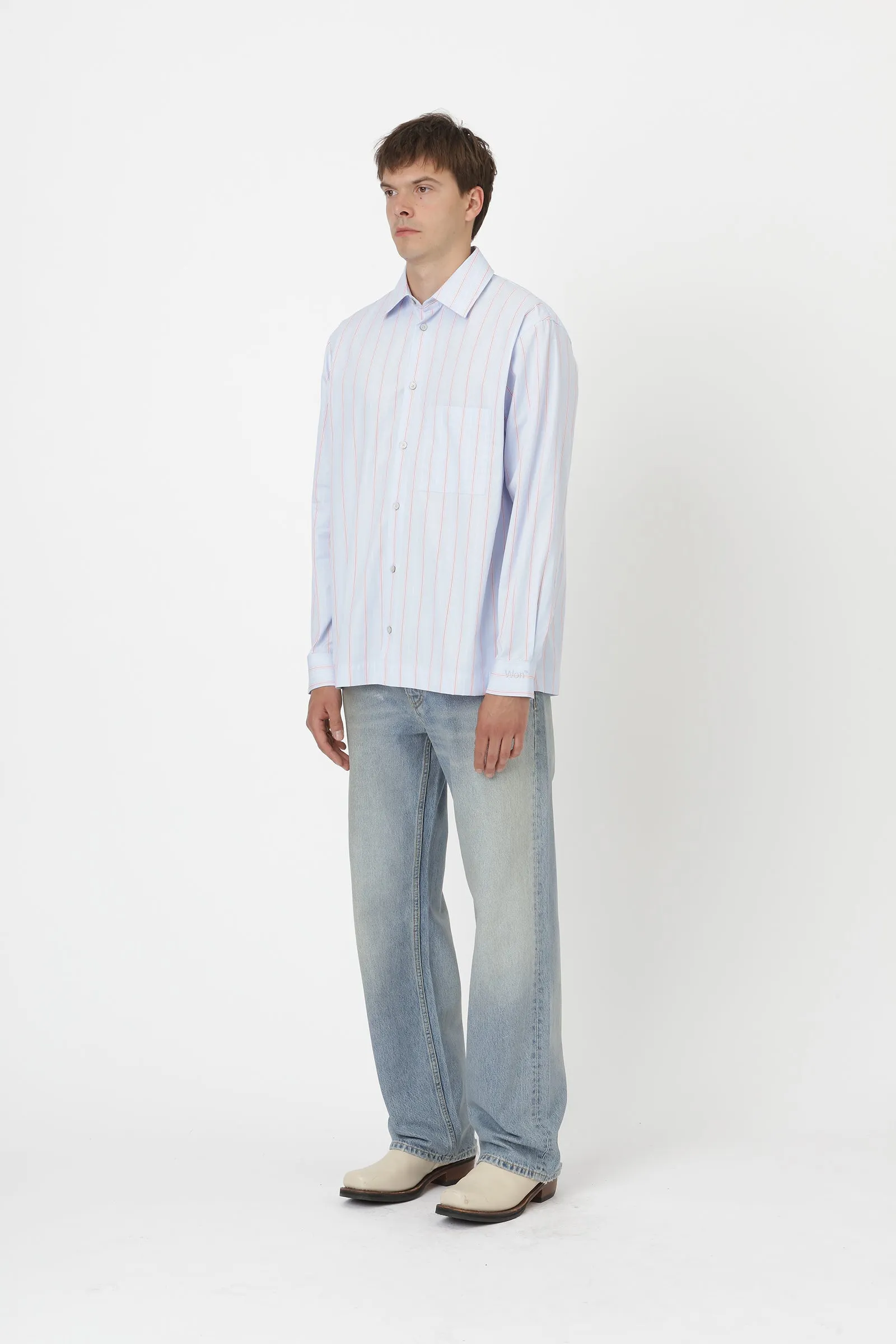 Penzo Stripe - Blue Red Stripe