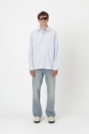 Penzo Stripe - Blue Red Stripe