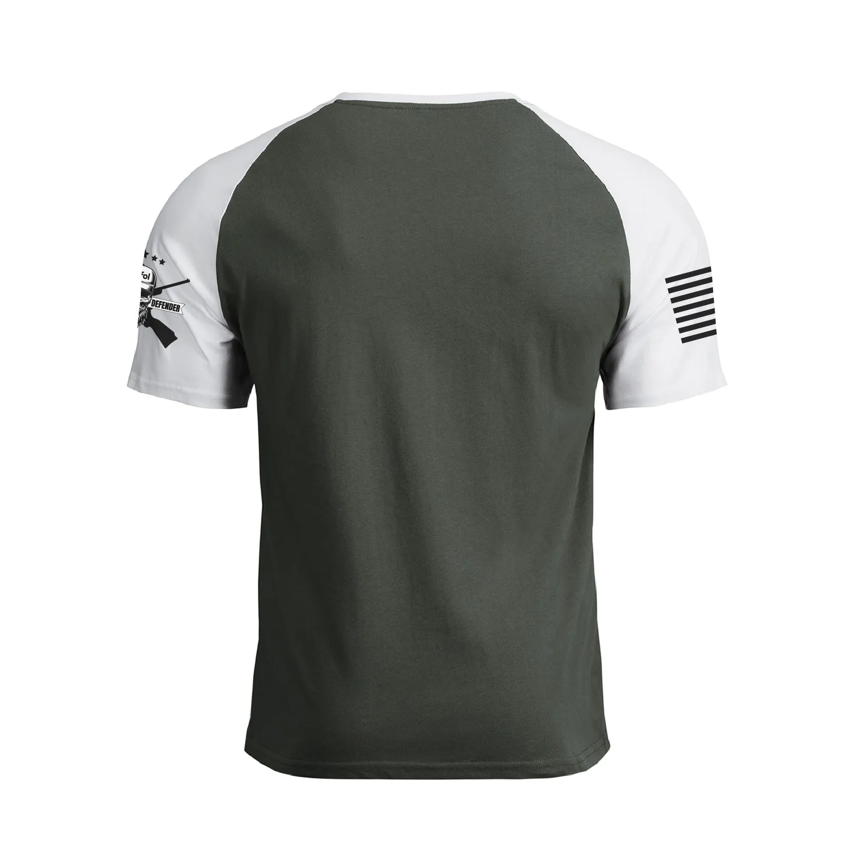 PEOPLE NOT A BIG FAN RAGLAN GRAPHIC TEE