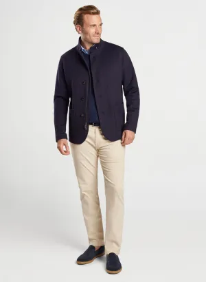 Peter Millar Crown Flex Fleece Zip Blazer