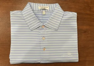 Peter Millar Men's Polo - Light Blue