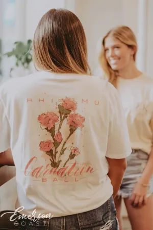 Phi Mu Carnation Ball T-shirt