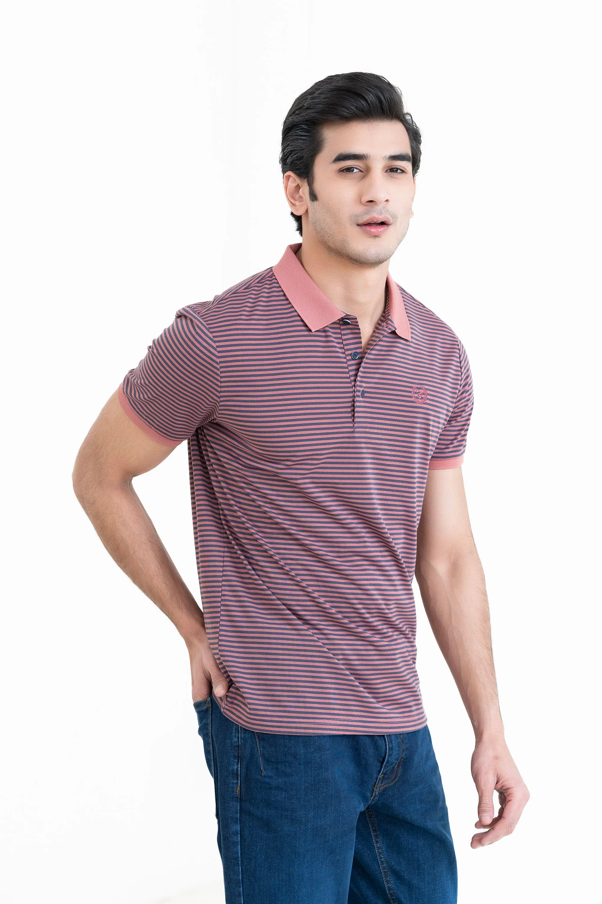 Pink Collar T-Shirt