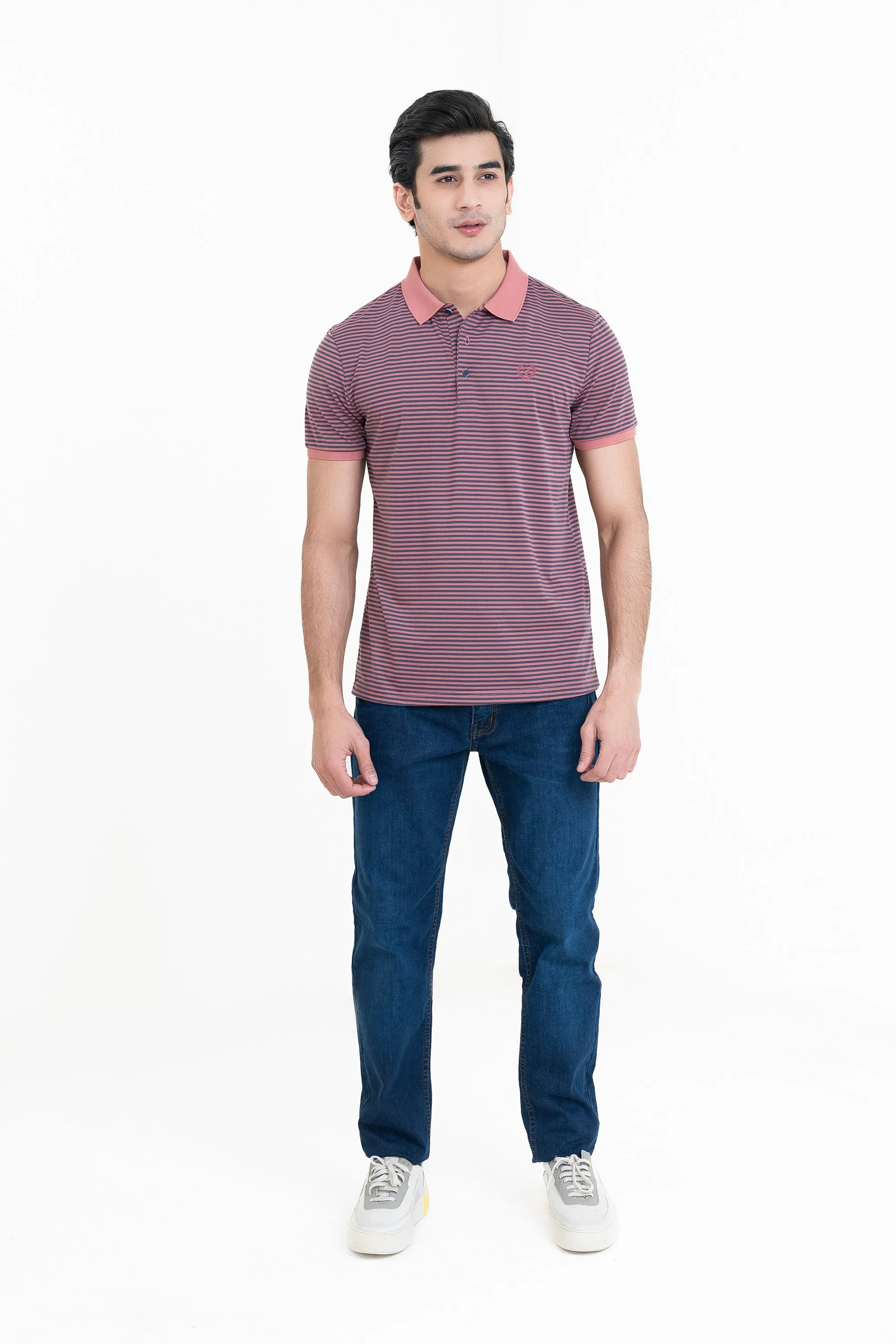 Pink Collar T-Shirt