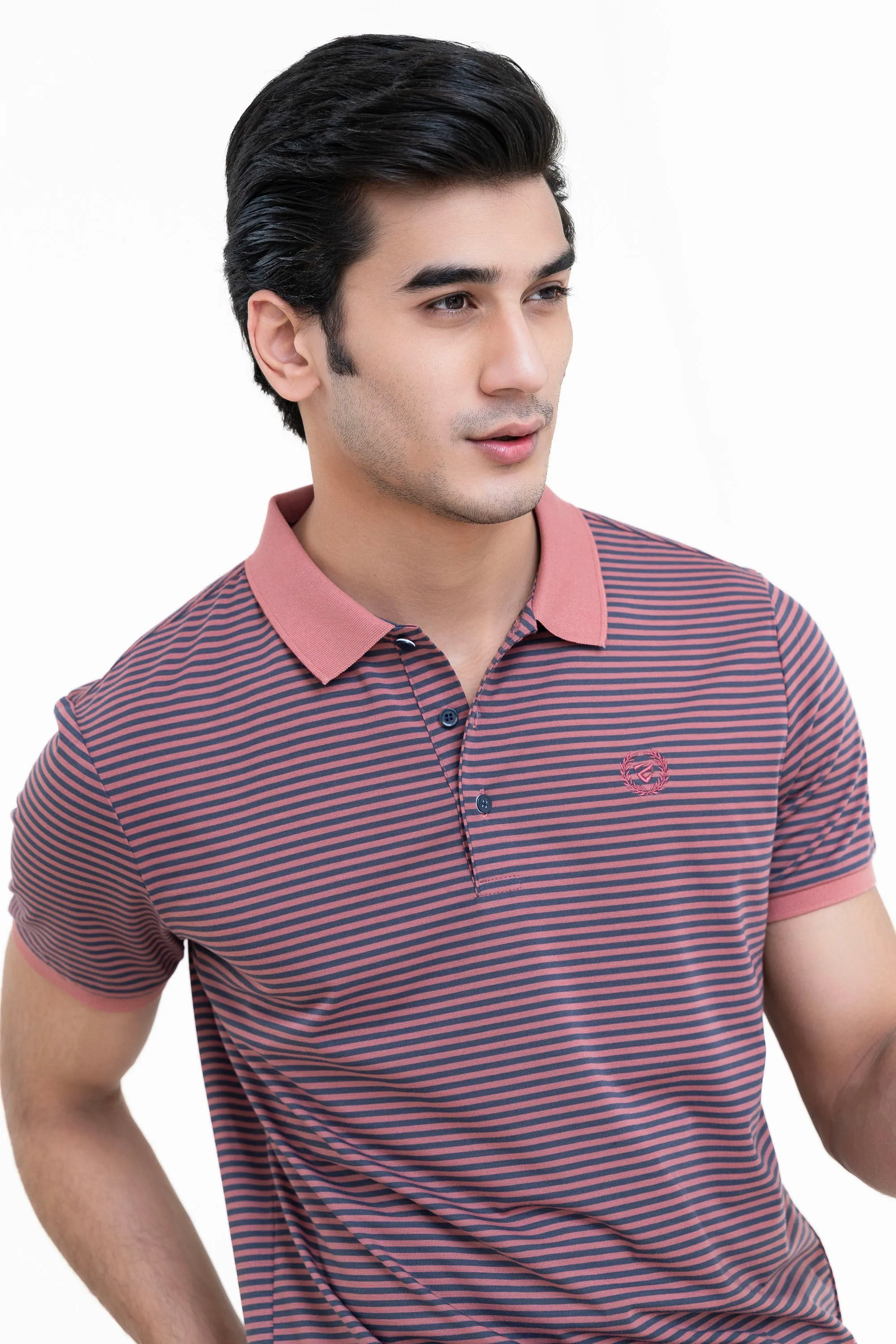 Pink Collar T-Shirt