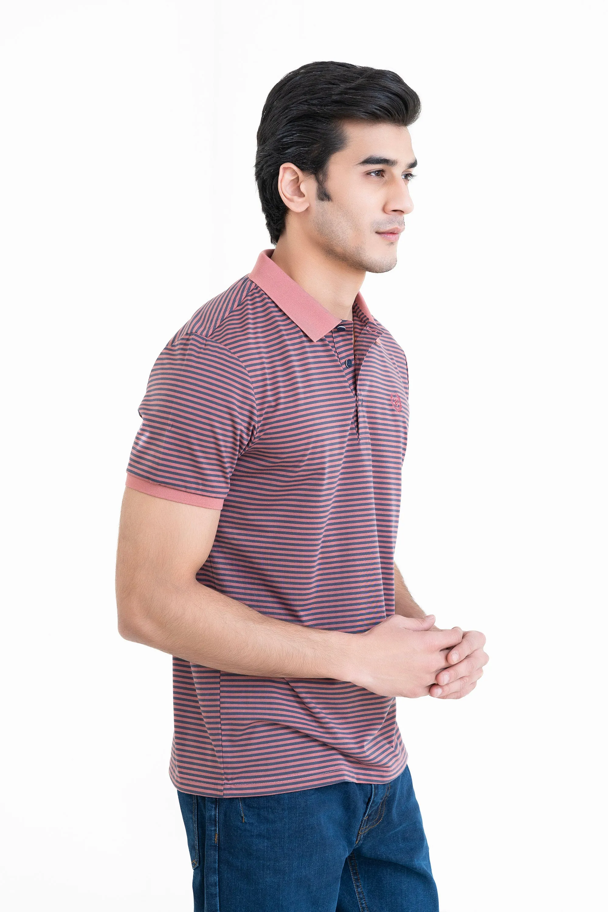Pink Collar T-Shirt