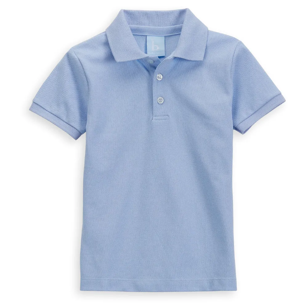 Pique Polo -- Light Blue
