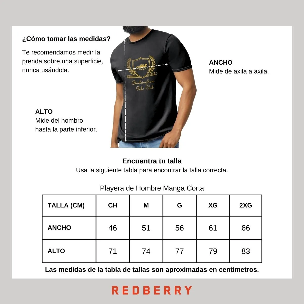 Playera Deportiva Hombre Buckingham Polo Club Royal