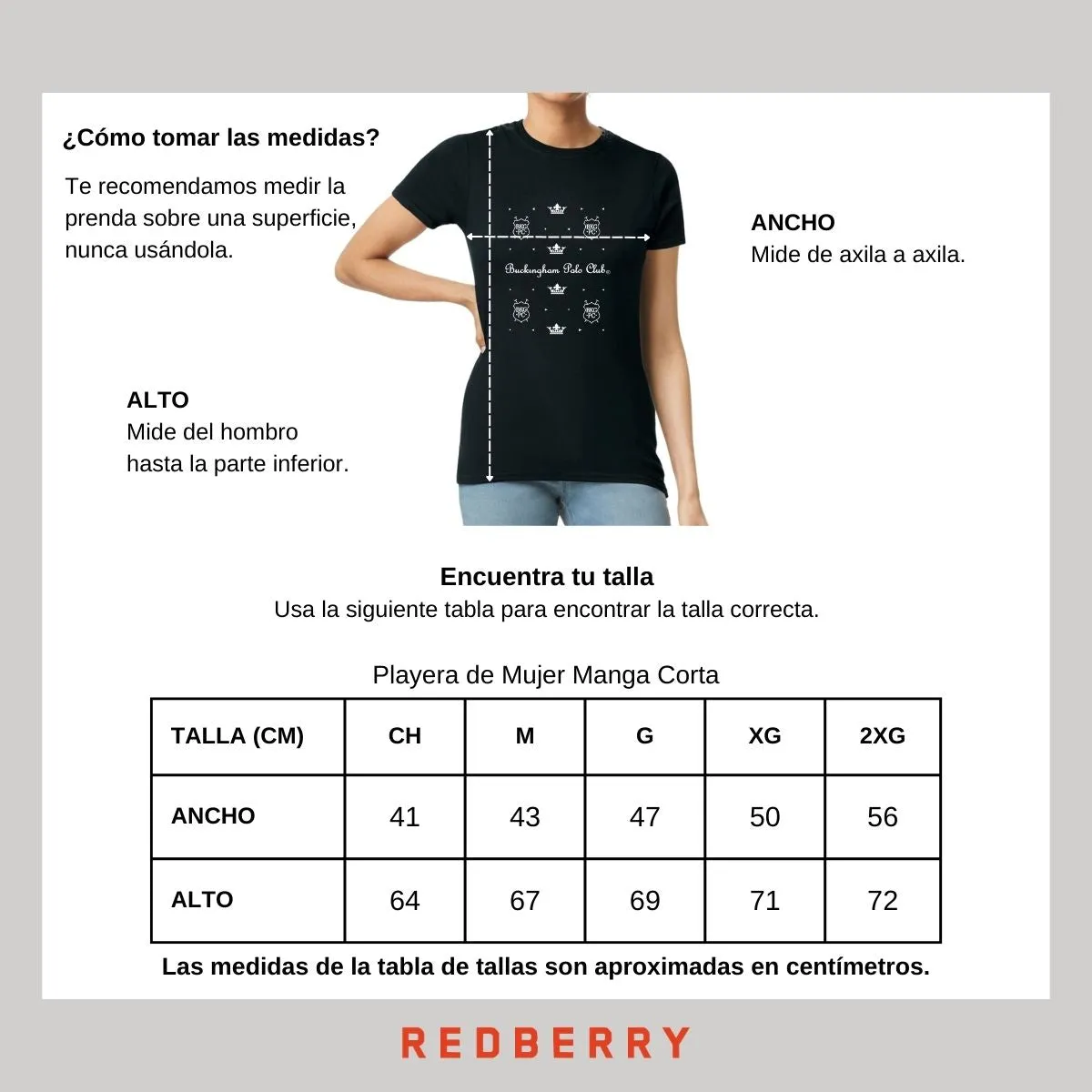 Playera Mujer Buckingham Polo Club Coronas