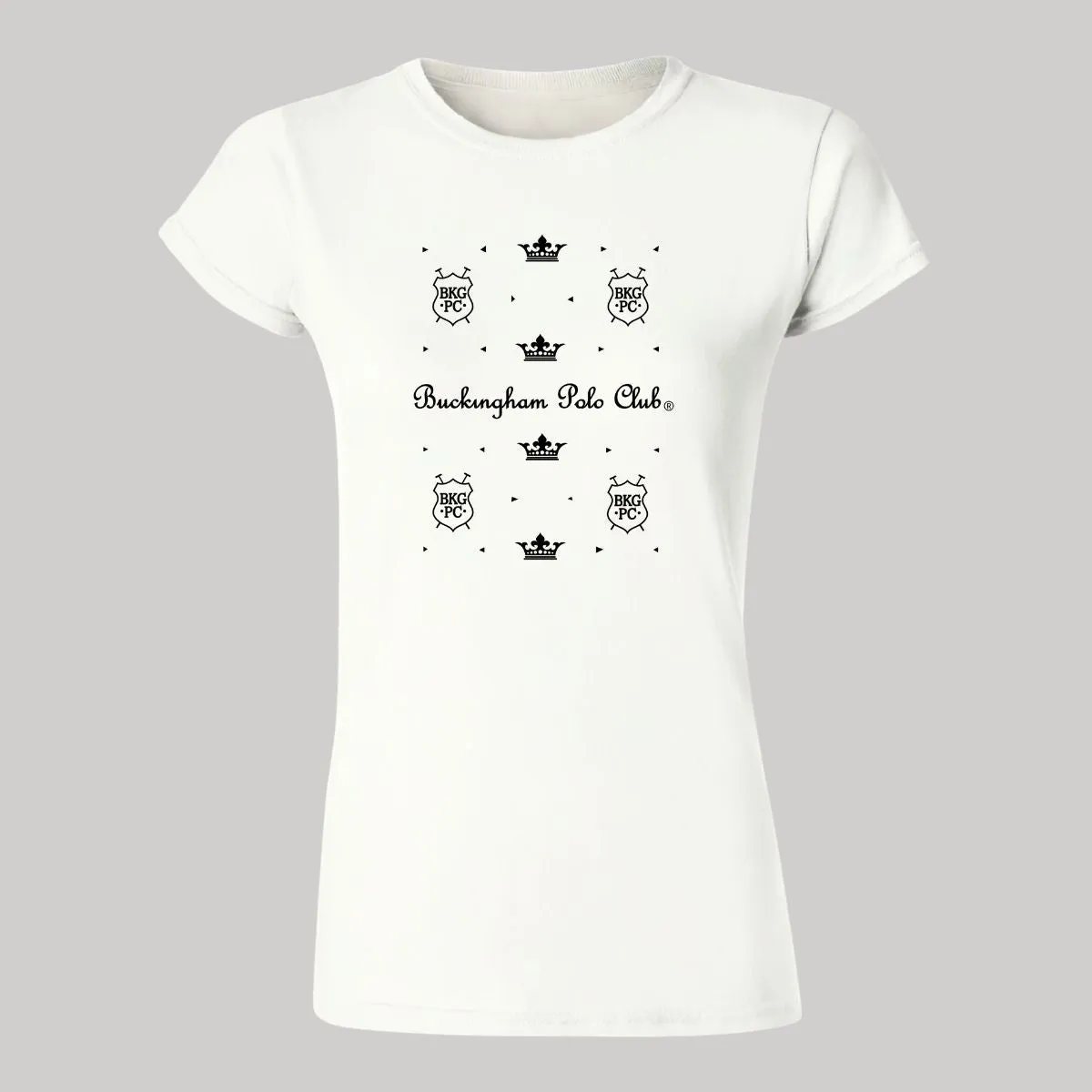 Playera Mujer Buckingham Polo Club Coronas