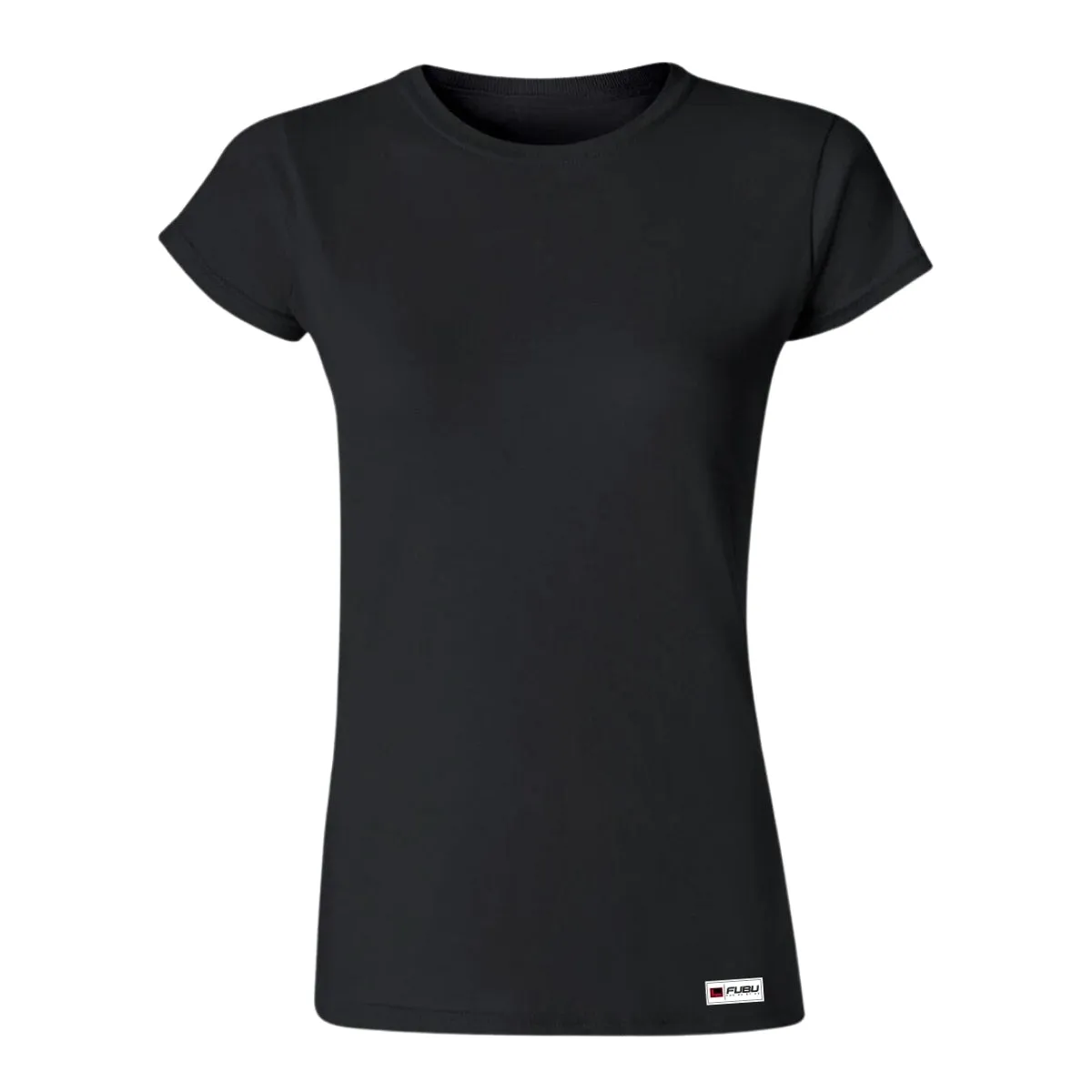 Playera Mujer Fubu Logo Azul Reverso