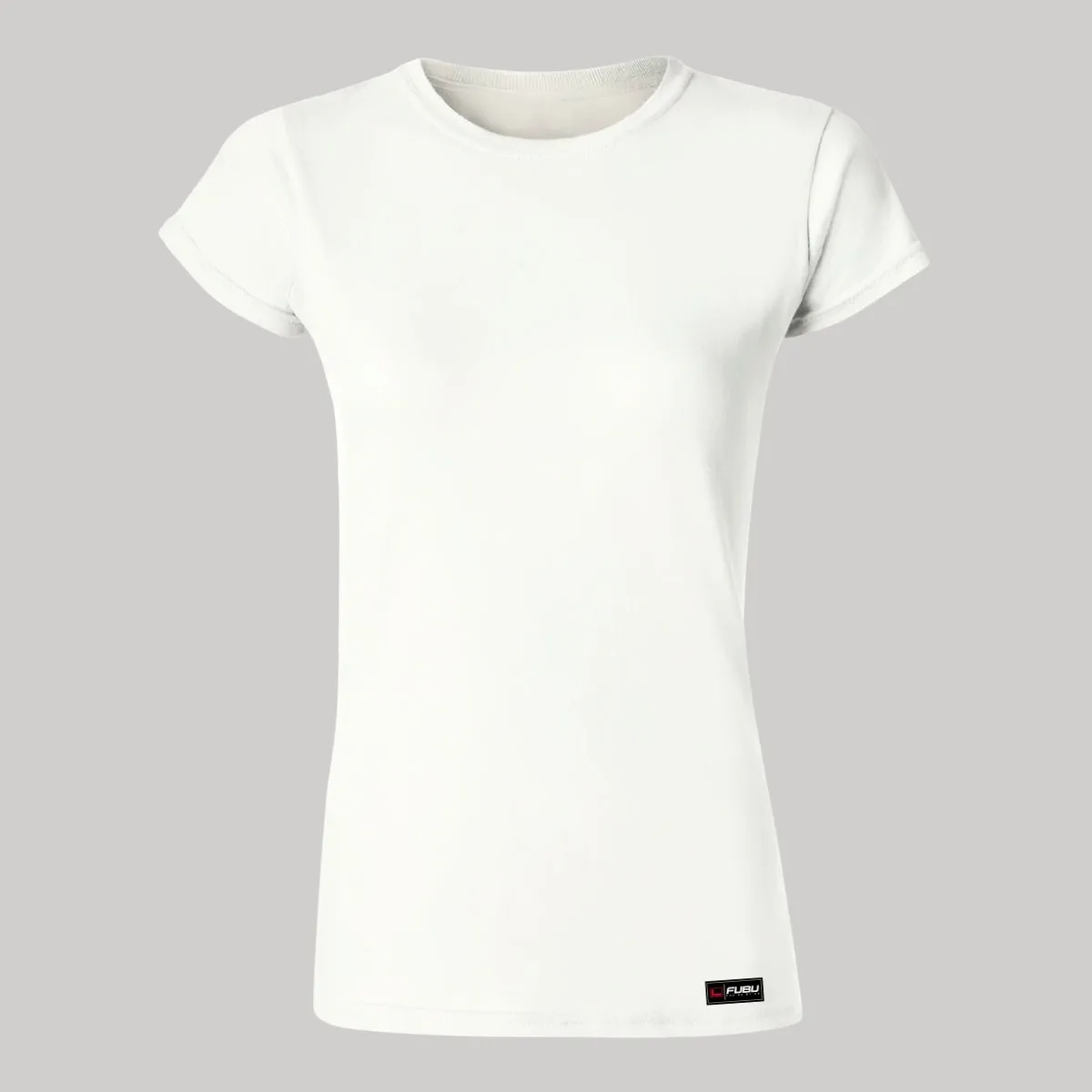 Playera Mujer Fubu Logo Azul Reverso