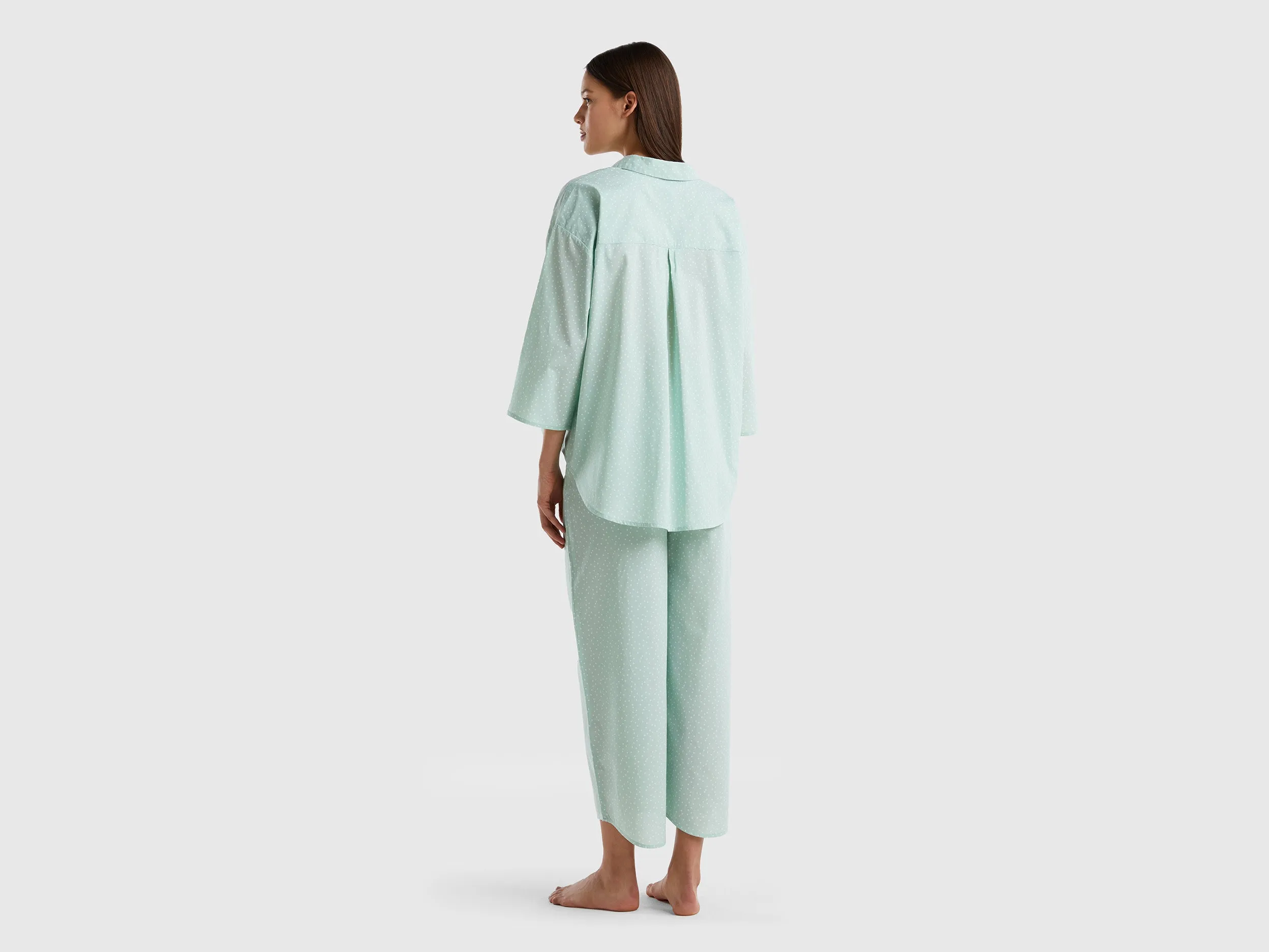 POLKA DOT PYJAMAS IN COTTON